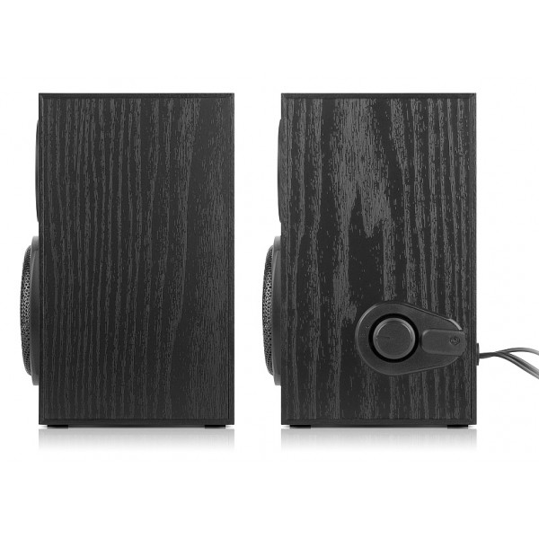 Фото - Уценка - Компьютерная акустика компактная 2.0 REAL-EL S-225 Black