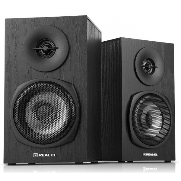 Фото - Уценка - Компьютерная акустика компактная 2.0 REAL-EL S-225 Black