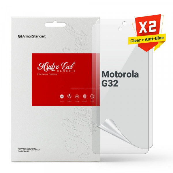 Фото - Защитная пленка для смартфона Armorstandart Clear + Anti-Blue for Motorola G32 (ARM66842)