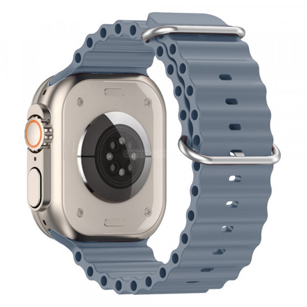 Фото - Ремешок для смарт-часов Armorstandart Ocean Band for Apple Watch All Series 42/44/45/49mm Stone Lotus Blue (ARM74247)