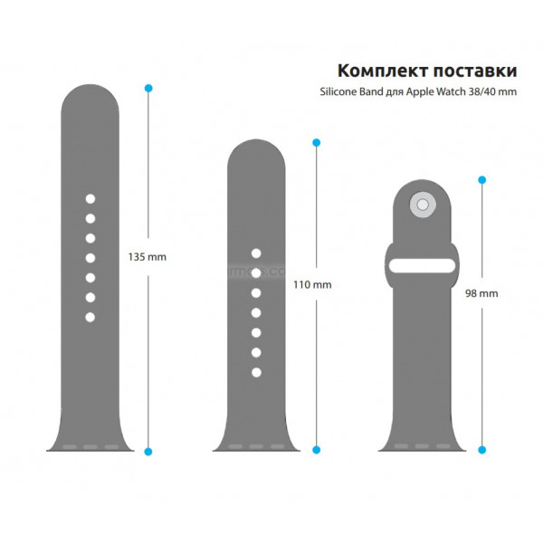 Фото - Ремешок для смарт-часов Armorstandart Sport Band (3 Straps) for Apple Watch 38/40/41mm Succulent (ARM65081)