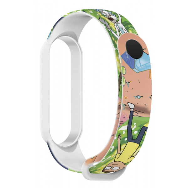 Фото - Ремешок для фитнес-браслета Armorstandart RM for Xiaomi Mi Band 7/6/5 Cartoon White (ARM59272)