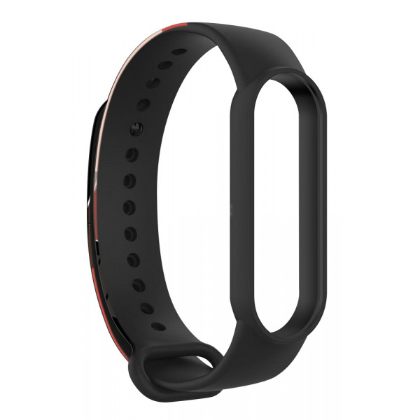 Фото - Ремешок для фитнес-браслета Armorstandart Superhero for Xiaomi Mi Band 7/6/5 Bat siluet Black (ARM59264)