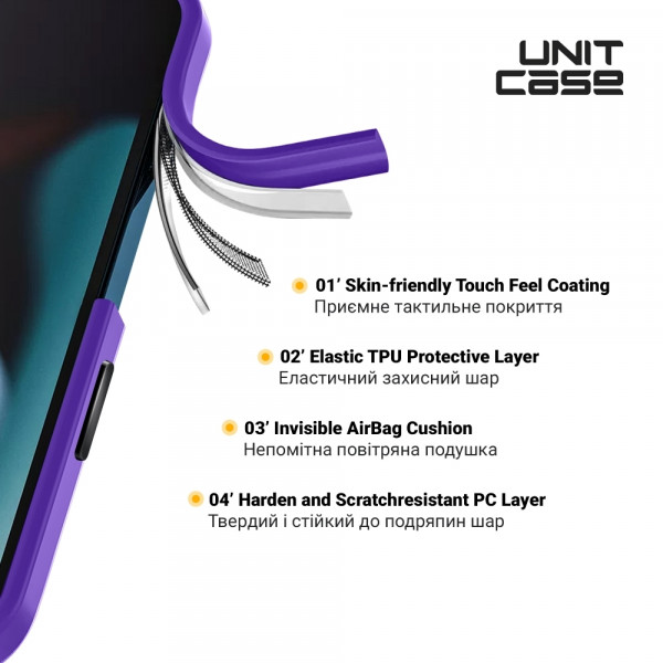 Фото - Чехол для смартфона Armorstandart Unit for Apple iPhone 14 Pro Lavender (ARM62482)