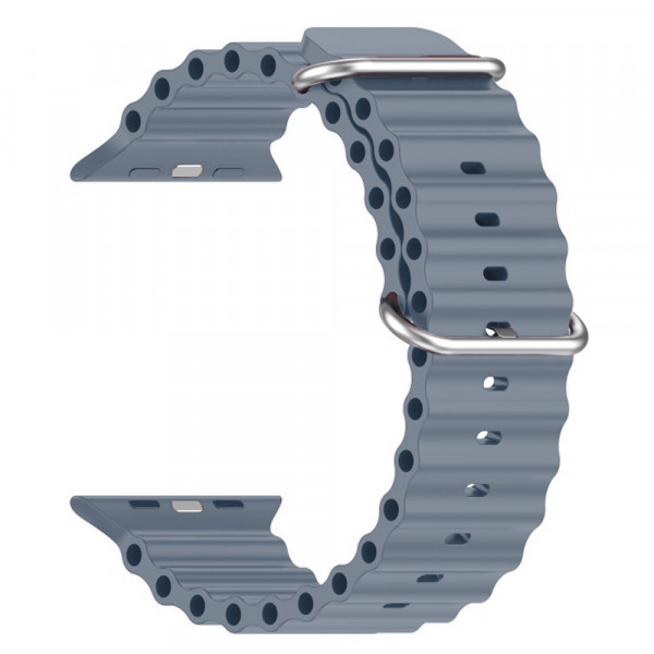 Фото - Ремешок для смарт-часов Armorstandart Ocean Band for Apple Watch All Series 38/40/41mm Stone Lotus Blue (ARM74236)