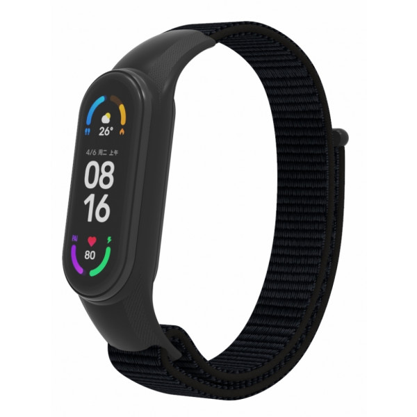 Фото - Ремешок для фитнес-браслета Armorstandart for Xiaomi Mi Band 7/6/5/4 Black (ARM67839)