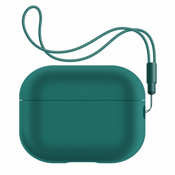 Фото - Чехол для наушников Armorstandart Silicone Case with straps for Apple Airpods Pro 2 Dark Green (ARM68612) Фото - Чехол для наушников Armorstandart Silicone Case with straps for Apple Airpods Pro 2 Dark Green (ARM68612)