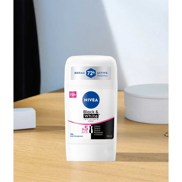 Фото - Дезодорант твердый NIVEA Black&White Invisible 50 мл
