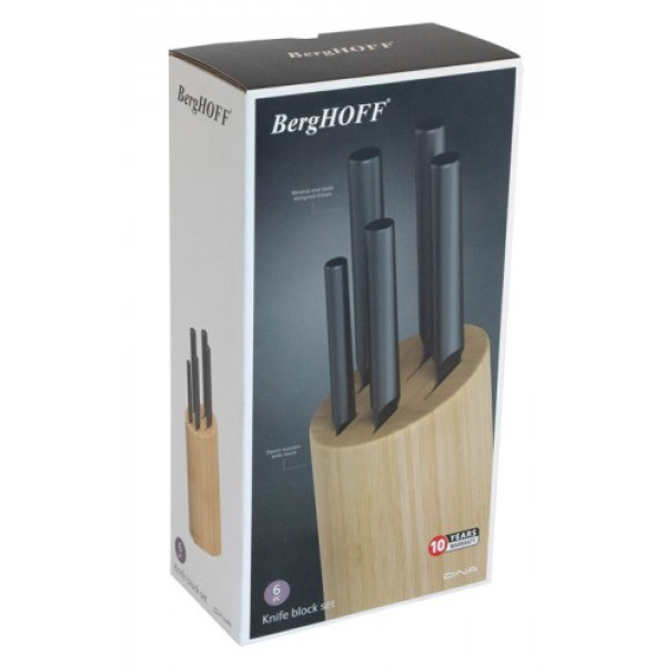 Фото - Набор ножей Berghoff 1315088 Boron 6 пр.