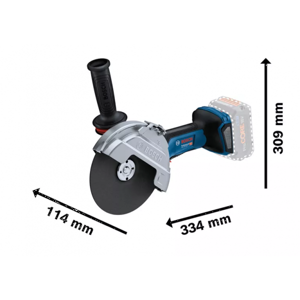 Фото - Болгарка Bosch GWS 182P (0.601.9H6.L01)