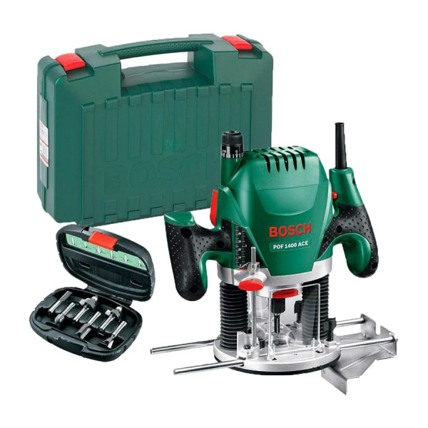 Фото - Фрезер Bosch POF 1400 ACE + набор 6 фрез (0.603.26C.801)