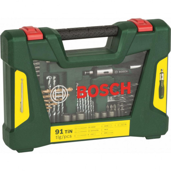 Фото - Набор сверл Bosch и бит V-Line-91 (2.607.017.195)