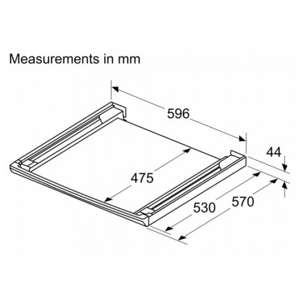 Фото - Уценка - Комплект креплений для установки в колонну Bosch WTZ27500
