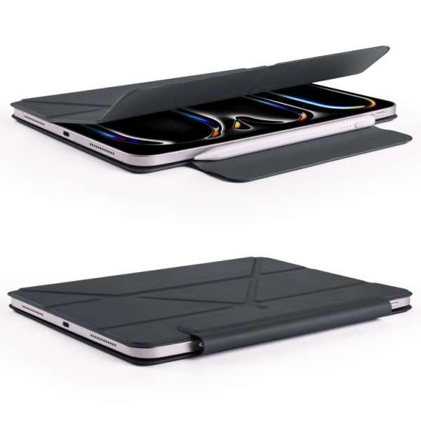 Фото - Чехол для планшета BeCover Ultra Slim Origami Magnetic с креплением Apple iPad Pro 11" M4 2024 Black (712960)