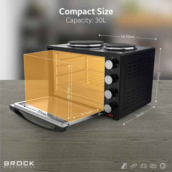 Фото - Печь электрическая BROCK TO 3002 B