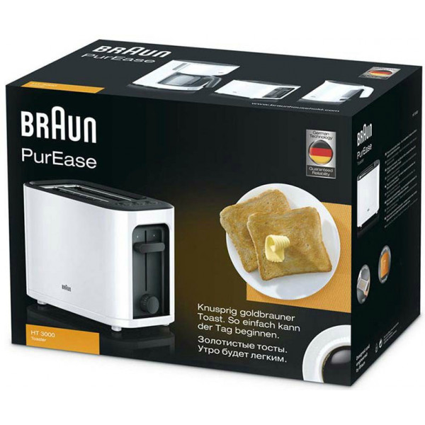 Фото - Тостер Braun HT 3000 WH