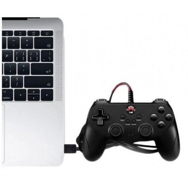 Фото - Геймпад Beitong Wired Gamepad PC, PS Light Edition-D2E Black (BTP-BD2E)