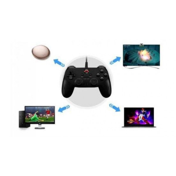 Фото - Геймпад Beitong Wired Gamepad PC, PS Light Edition-D2E Black (BTP-BD2E)