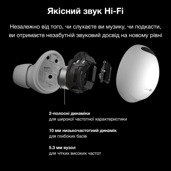 Фото - Уценка - Наушники вкладыши беспроводные TWS INSPIRE Buds2 Pro White