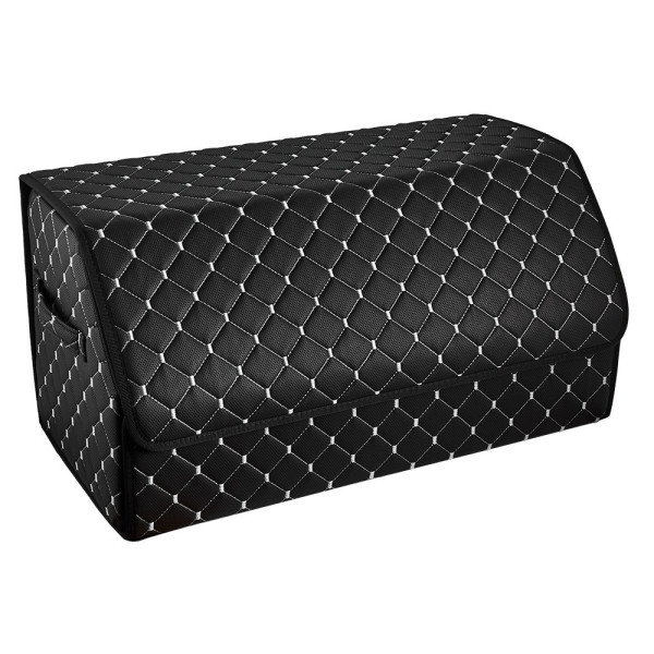 Фото - Сумка-органайзер в багажник Beltex Эко кожа L/60 Тк. черная/серая (BX39722) Фото - Сумка-органайзер в багажник Beltex Эко кожа L/60 Тк. черная/серая (BX39722)