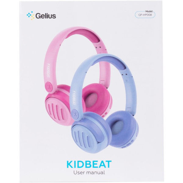 Фото - Наушники накладные беспроводные Gelius KIDBeat GP HP-008 Pink (101286)