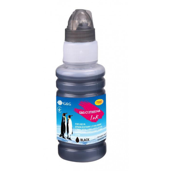 Фото - Чернила G&G Epson L3100/3110/3150 Black 70 мл (G&G-C13T00S14A)