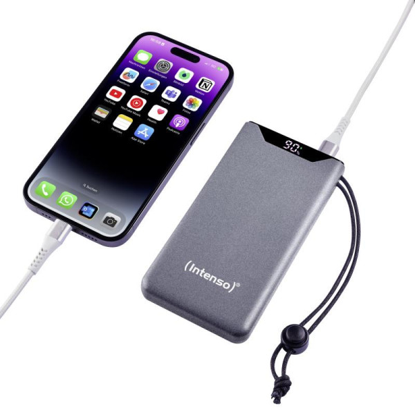 Фото - Батарея мобильная Intenso 10000MAH QC3.0 GREY F10000 (7332034)