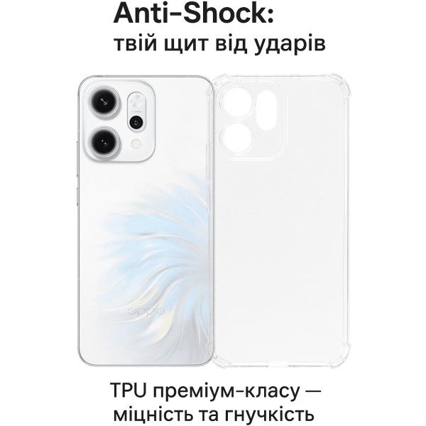 Фото - Чехол для смартфона BeCover for Oppo Reno14 / 14FS 5G Clear (713816)