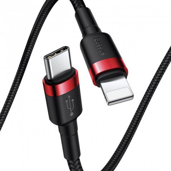 Фото - Кабель синхронизации данных Baseus Type-C/Lightning PD 20W 1m Red (CATLKLF-91)