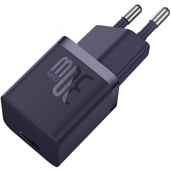Фото - Сетевое зарядное устройство Baseus GaN5 FC mini 1C 30W Violet (CCGN070705)