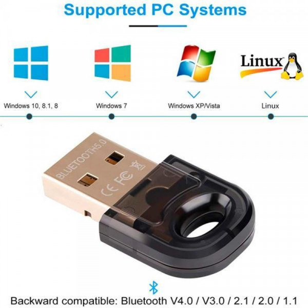 Фото - Адаптер сети Bluetooth USB Vention Bluetooth-адаптер Vention 5.0 RTL8761B (CDDBG)