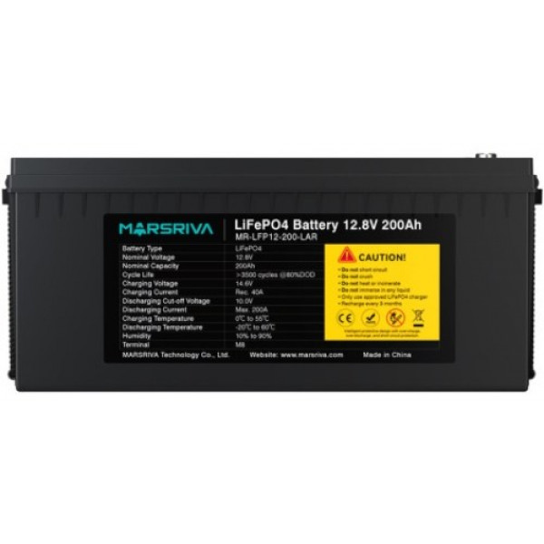 Фото - Аккумулятор для ИБП Marsriva LiFePo4 12,8 V/200Ah (MR-LFP12-200-LAR) Фото - Аккумулятор для ИБП Marsriva LiFePo4 12,8 V/200Ah (MR-LFP12-200-LAR)