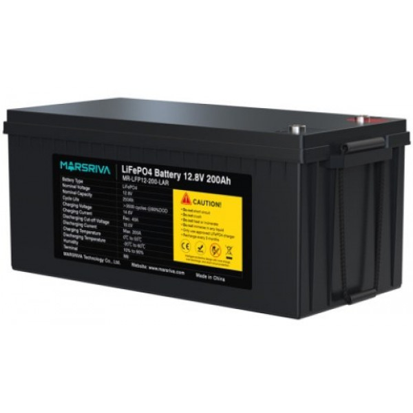 Фото - Аккумулятор для ИБП Marsriva LiFePo4 12,8 V/200Ah (MR-LFP12-200-LAR)