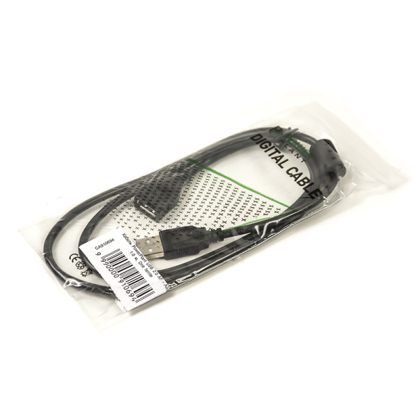 Фото - Кабель синхронизации данных PowerPlant USB 2.0 AF - AM 1.0m One ferrite (CA910694)