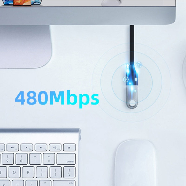 Фото - Кабель USB type A - USB type A Cabletime USB 2.0 AM - AF, 0.51m (CA14E)