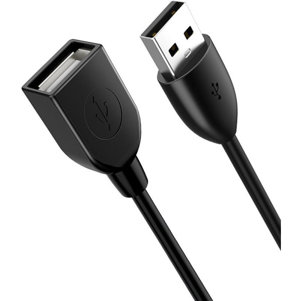 Фото - Кабель USB Type-A - USB Type-A Cabletime USB 2.0 AM - AF, 3m (CA14N)
