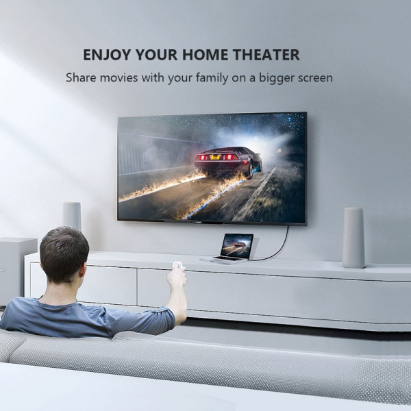 Фото - Кабель HDMI Cabletime DisplayPort (M) - HDMI (M), 4K/30Hz, 1.8m (CD31K)