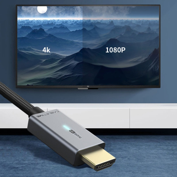 Фото - Кабель HDMI Cabletime DisplayPort (M) - HDMI (M), 4K/30Hz, 1.8m (CD31K)