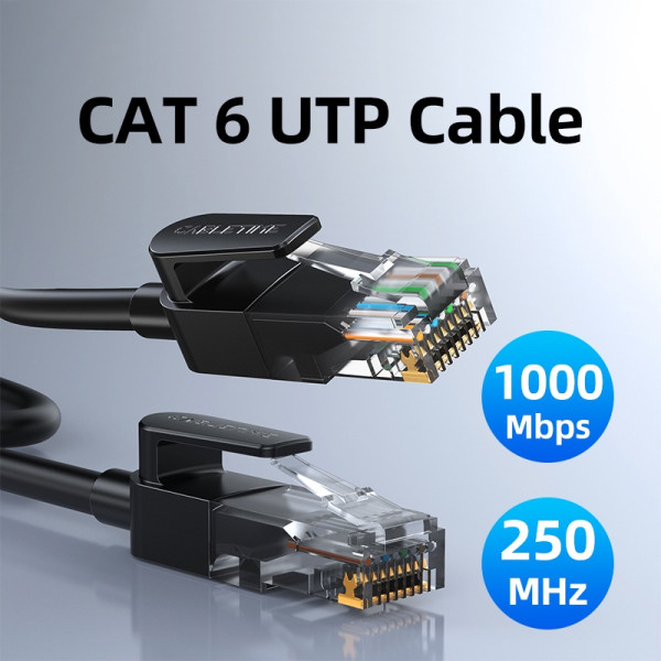 Фото - Кабель патч-корд Cabletime Cat6 UTP 25 м Black (CN60Y)