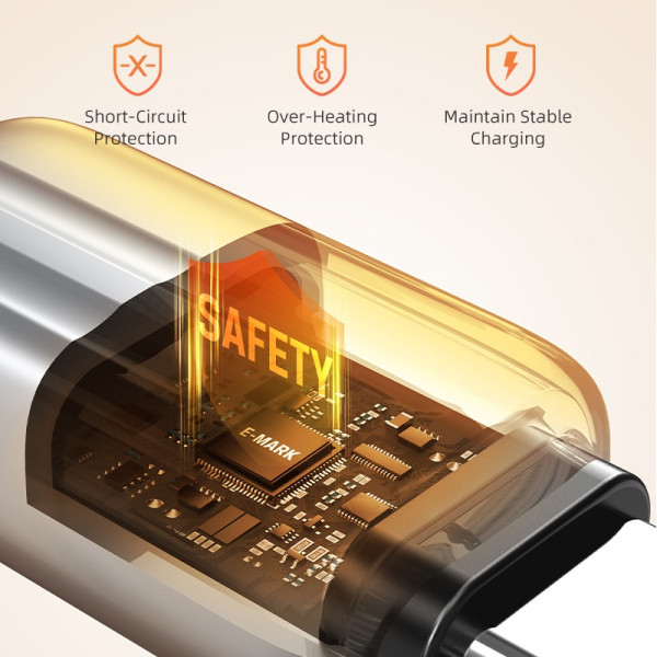 Фото - Кабель синхронизации данных Cabletime Type-C (M) - Type-C (M) PD240W, 2m (CU07L)