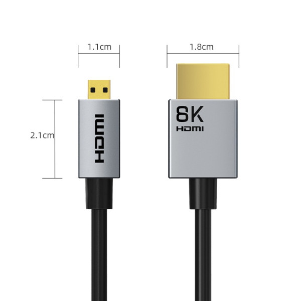 Фото - Кабель HDMI Cabletime HDMI (M) 8K/60Hz 0.5m (CH16E)