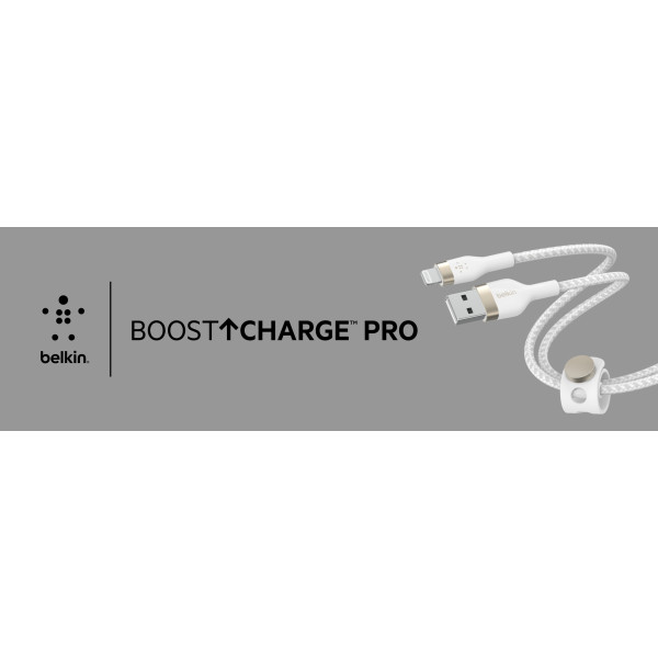 Фото - Кабель синхронизации данных Belkin USB-A - Lightning 1 м White (CAA010BT1MWH)