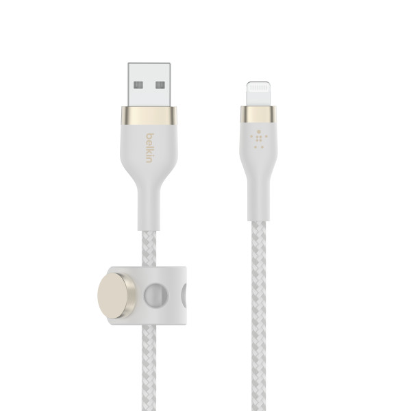 Фото - Кабель синхронизации данных Belkin USB-A - Lightning 1 м White (CAA010BT1MWH)