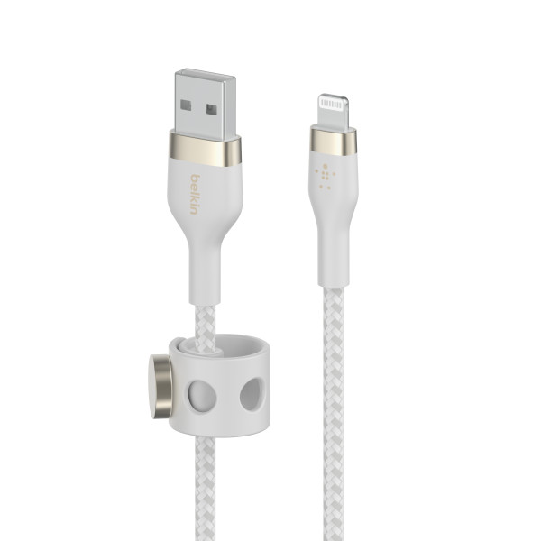 Фото - Кабель синхронизации данных Belkin USB-A - Lightning 1 м White (CAA010BT1MWH)