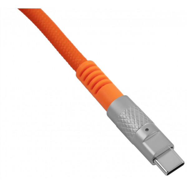 Фото - Кабель синхронизации данных Keychron USB-A/USB-C to USB-C Type-C, Double-Sleeved Geek 1m Orange (CAB22_KEYCHRON)