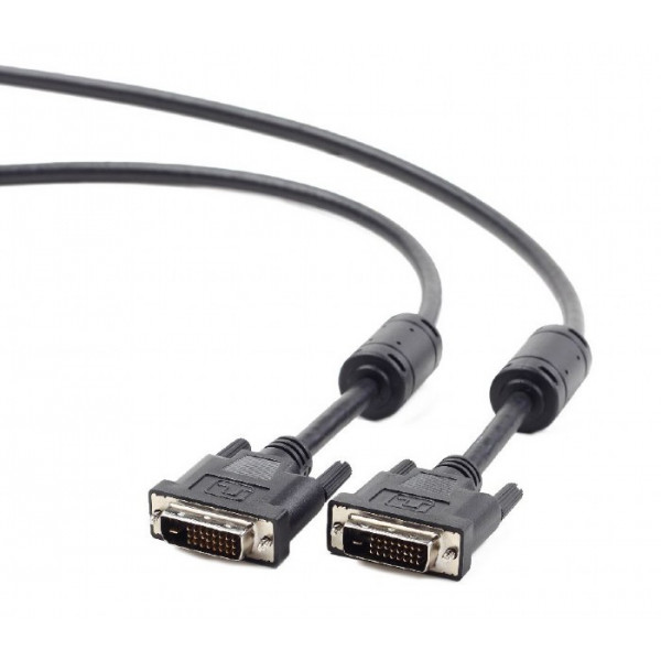 Фото - Кабель Cablexpert Dual link 4.5m Black (CC-DVI2-BK-15)
