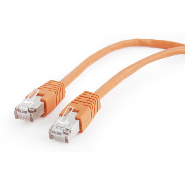 Фото - Кабель патч-корд Cablexpert FTP (PP22-0.5M/O) 50u 0,5 м Orange