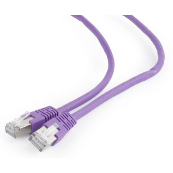 Фото - Кабель патч-корд Cablexpert FTP (PP6-1M/V) 50u 1 м Violet