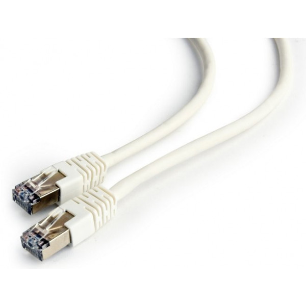 Фото - Кабель патч-корд Cablexpert FTP (PP6-1M/W) 50u 1 м White