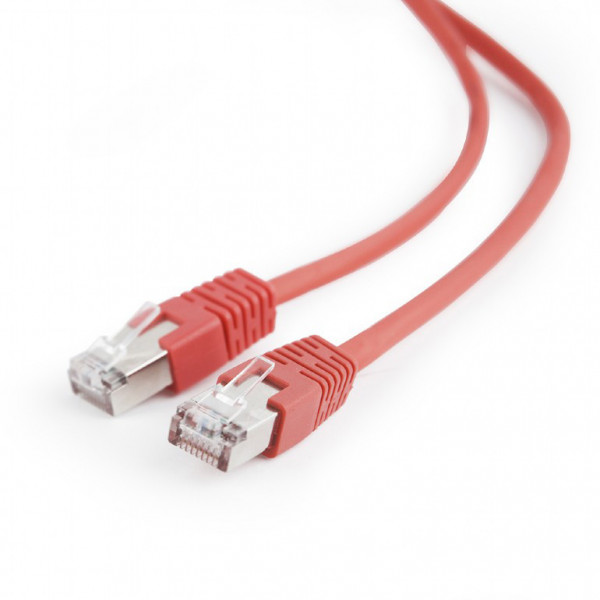 Фото - Кабель патч-корд Cablexpert PP6-0.25M/R FTP 0.25 м Red